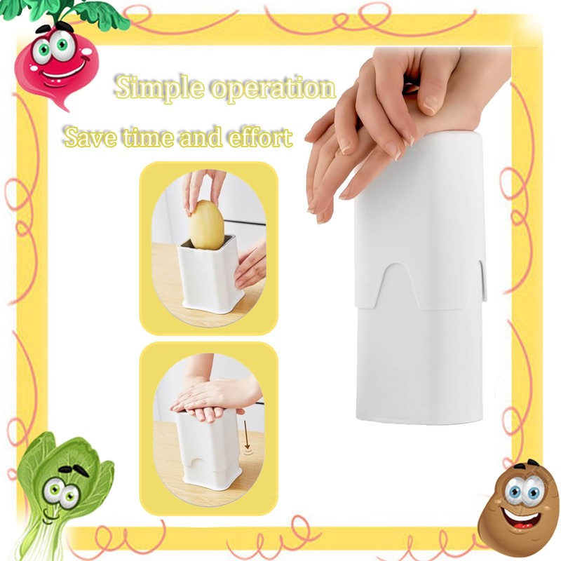 Potato Chipper Chip Cutter, 2 in 1 Cutter for Potato