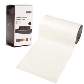 Leather Repair Patch Tape Cream White 3 x 60 inch Self Adhesive Leather Repair Tape for Furniture, Car Seats, Couch, Sofa, Office Chair, Vinyl Repair Kit