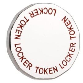 Genuine Tan Leather Pound Pouch Wallet Purse with a Trolley Token Fob Keyring Pound Pouch Keychain Key Ring Holder