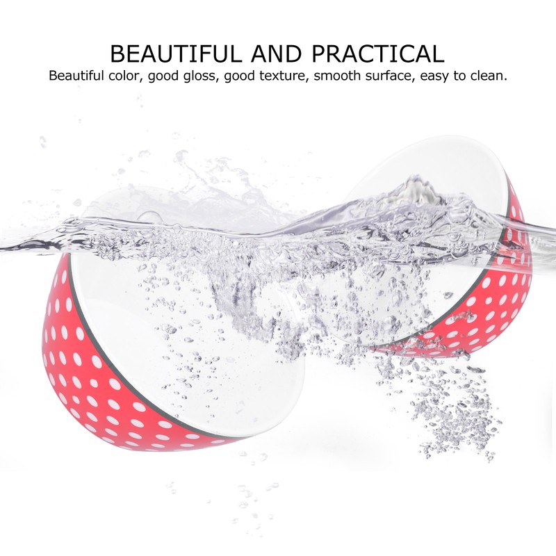 4PCS 6in Salad Bowl Dinner Serving Bowl Sets Kitchen Imitation