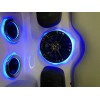 FIA 4pcs 6.5'' RGB LED Speaker Lights For Car Truck
