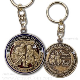 Prayer Armor of God Key Chain with Swivel