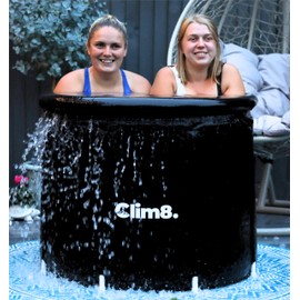 Clim8 Cold Plunge Tub for Ice Bath at Home,XL Large Ice Bath Tub with Cover Designed for Outdoor and Indoor Use