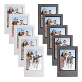 wogozan Instax Mini 3 Inch Film Picture Frame Wallet Size for Polaroid 2x3 Frame for Instax Mini 12/11/9/8/7+/EVO 3'' Film Photos Tabletop Display Use (10 Pack)