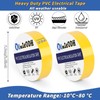 100 Rolls Yellow Electrical Tape Bulk 3/4 Inch x 66ft,