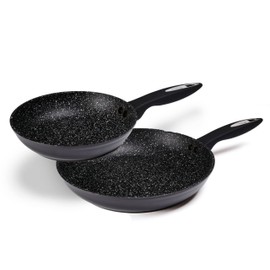 Zyliss Cook Ultimate Nonstick 2-Piece Fry Pan Value Set - Ceramic Frying Pan - Non-Stick & Induction Frying Pan - Dishwasher and Metal Utensil Safe Cooking Pan - 8 inches and 11 inches