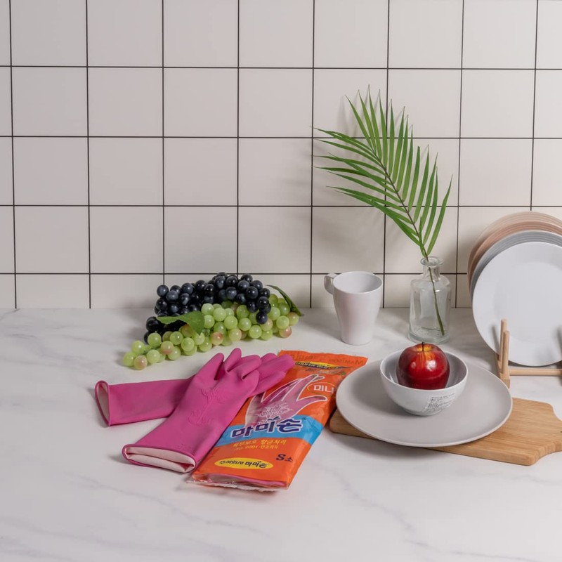 Mamison Quality Kitchen Rubber Gloves, Cleaning, Dish Wash, Dust Removal,