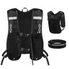 Adjustable Running Vest Men and Women, Reflective Hydration Backpack With