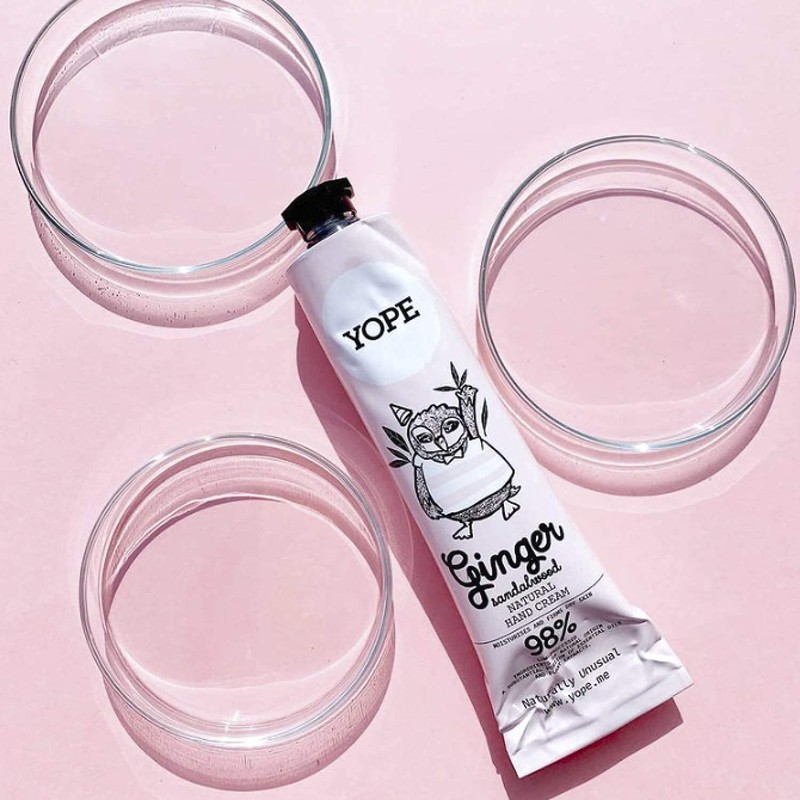 Yope Natural Hand Cream | 98% Natural Ingredients | Ginger