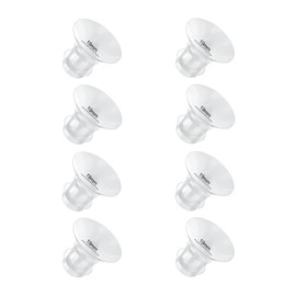 Flange Inserts 19mm 8PC Compatible with Momcozy S12 pro/S9 pro/S9/S10/S12/Medela/TSRETE/Spectra/Bellababy etc 24mm Wearable Breast Pump, Reduce 24mm Tunnel Down to Correct Size