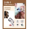 Cortador De Uñas 2 En 1 Para Perros Y Gatos