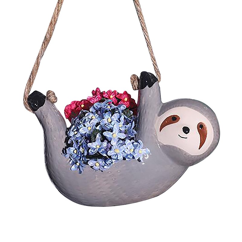 QUINTRA Flower Pots for Decorative Flower Hanging Pot Ceramic Animals