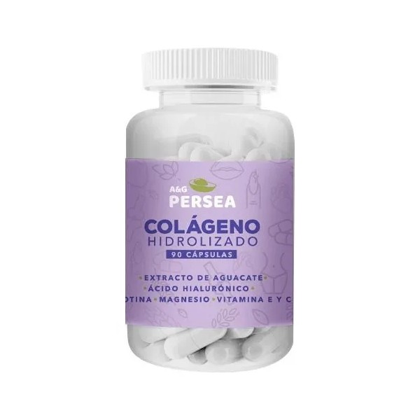 A&G Persea - Capsulas De Colageno Con Biotina 90 Capsulas,