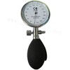 Hand-held Aneroid Sphygmomanometer with Pressure Inflation Bulb.