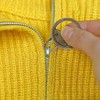 1pcs Gold Zipper Pull Replacement, Detachable Metal Zipper Puller Zip
