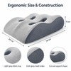 Contoured Memory Foam Leg Pillow – Dual Leg Support for