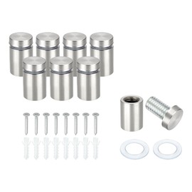 PATIKIL 5/8" x 1.2" Standoff Screws, 8Pcs Stainless Steel Wall Mount Sign Screw Stand Off Mounting Hardware Advertising Nail for Hanging Acrylic Picture Frame