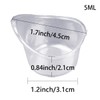 65 Pcs 5ml Disposable Eye Wash Cups Portable Plastic Measuring