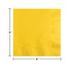 Creative Converting Touch of Color Beverage Napkin, 2-ply, School Bus