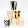 Meri Meri Safari Animal Print Party Cups (Pack of 8)