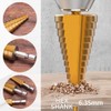 HSS Step Drill Bit Set - 3PCS 1/4" Hex Shank
