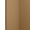 3 ft. Short Brown Temporary Cardboard Folding Screen - 6