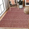 Chardin home 100% Cotton Diamond 3x5 Area Rug Fully Reversible,