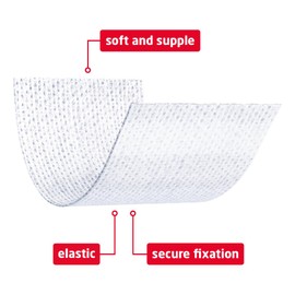 Hypafix Flexible Wide-Area Fixation - for Securing Devices and Wound Dressings - 2 in x 11 yds, 1 Roll