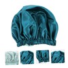 FOMIYES Large Double Layer Satin Sleep Hair Care Hat for