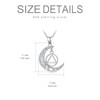 HARMONY BOLA Sobriety Gift 925 Sterling Silver Necklace with Alcoholics