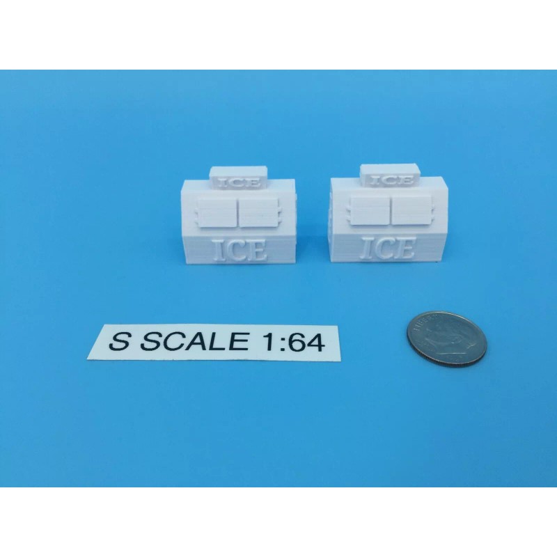 Model Scenery World (2) RETAIL ICE BOX ~ ICE COOLER