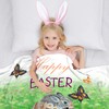 Happy Easter Blanket Easter Rabbit Bunny Eggs Spring Easter Throw