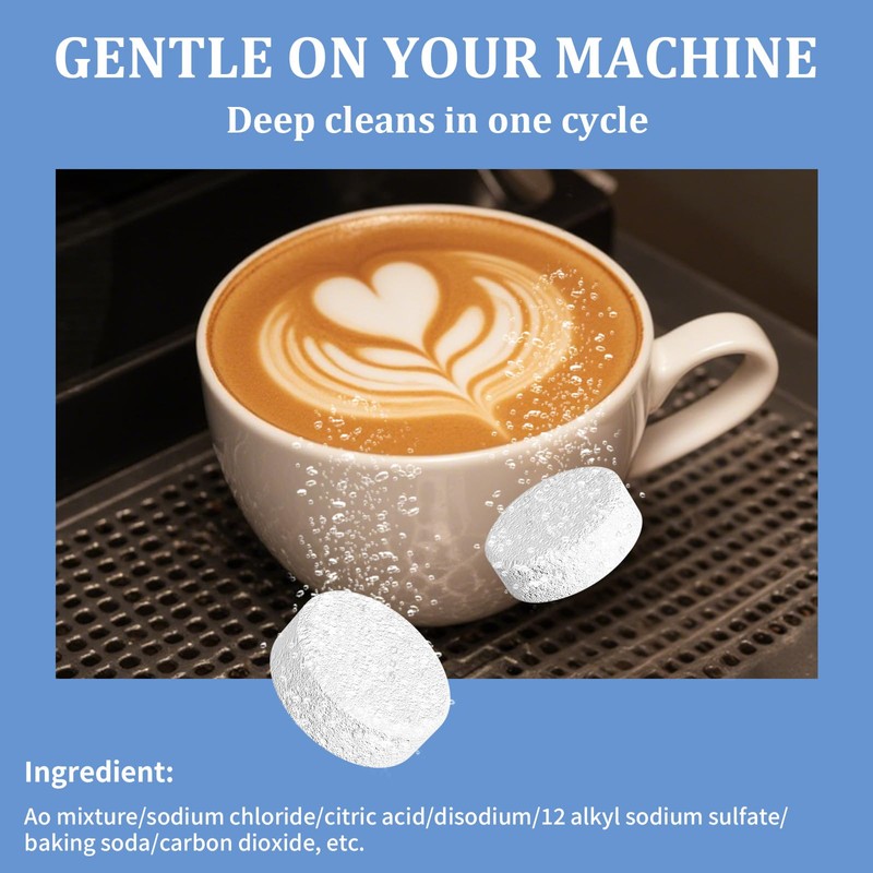 Pakimi Coffee Maker Cleaner Descaler Tablets, 24 Counts Machine Cleaning