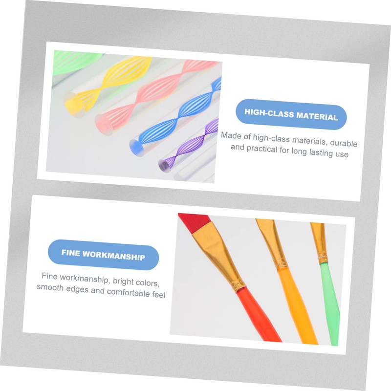 TEHAUX Portable Rocks Painting Kit DIY Dotting Tools Compact Mandala