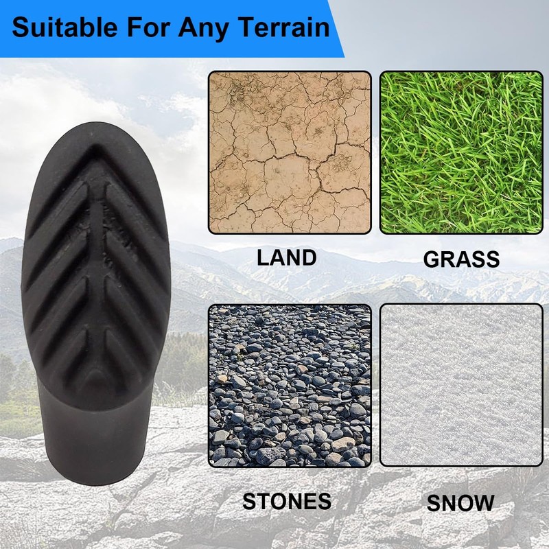 Ruayia Rubber Buffer Replacement Feet 1 Pair - Walking Rubber