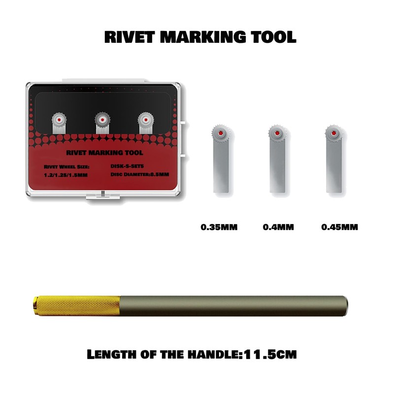 Model Rivet Maker Tool with Handle for Model Hobby Craft