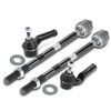 A-Premium Set of 4, Front Inner & Outer Tie Rod