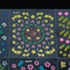 Cellretem Partners Flower Nail Stickers, 10 Sheets