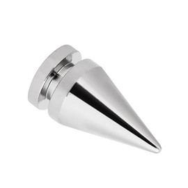 Oumefar Rivets Croc Spike Charms 9×7×2 20 Pcs 10 * 20mm Silver Metal Spikes Studs Rivets Bag Belt Leathercraft