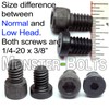 MonsterBolts - #10-32 x 5/16" Low Head Socket Screws, Alloy