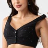 Numgug Daisy Bras for Older Women Comfort Soft Breathable Bra
