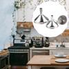 GroveEss Stainless Steel Kitchen Funnel Set,3 PCS Funnel and 2