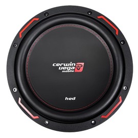 Cerwin Vega HED 10 Inch 250W RMS DVC 4Ω Subwoofer - High-Performance, Deep Bass Car Audio Subwoofer, Carbon Fiber Cone, Thermal Dissipation, Durable & Powerful Design H7104D