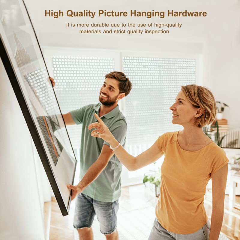 Heavy Duty Picture Hanging Kit, Wall Hanging Kit Support 10-100lbs