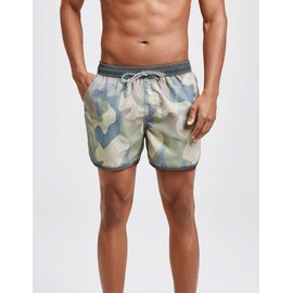 MaaMgic Men's Swimming Trunks Quick Dry Fit Performance Surfing Short Pockets, Camouflage, XX-Large ( Waist:37''-39'' )