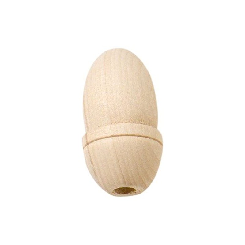 Merriway® BH00345 (2 Pcs) Large Wooden Acorn Curtain Pull Blind