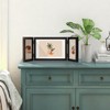 Sonefreiy Picture Frame 5x7 4x6 Multi Black Trifold 3 Photo