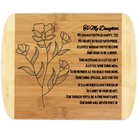 Wedding Collectibles Cutting Boards (Mother to Bride-to-Be Engraved Cutting Board Wedding Gift)