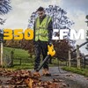 ZEGJAW Electric Leaf Blower Corded, 7-AMP Leaf Blowers, 155MPH/350CFM Small