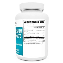 Dr. Berg's Magnesium Glycinate - Fully Chelated with Vitamin D & B6, 150 Veg Cap